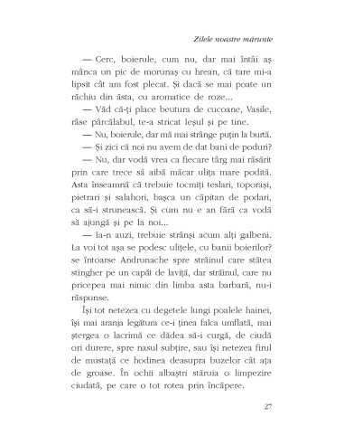 Zilele noastre mărunte