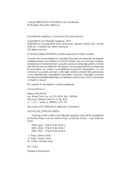 Teoria generală a uitării