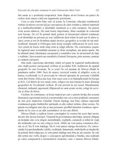 Educația la Centenar. Idei....