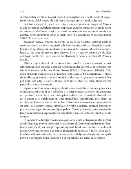 Educația la Centenar. Idei. Instituții. Personalități