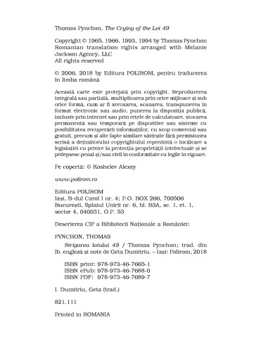 Strigarea lotului 49