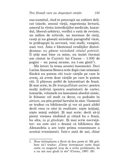 Roata plăcerilor. De ce n-au iubit unii înţelepţi cărţile?
