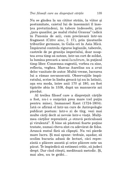 Roata plăcerilor. De ce n-au iubit unii înţelepţi cărţile?
