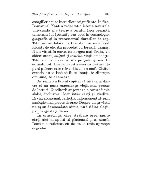 Roata plăcerilor. De ce n-au iubit unii înţelepţi cărţile?