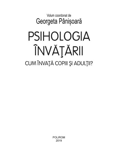 Psihologia învăţării
