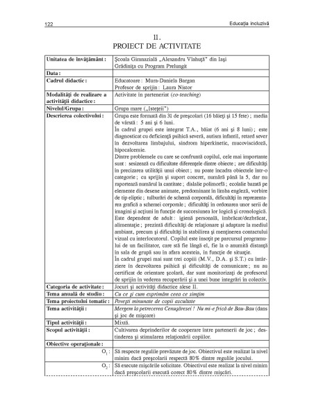 Educația incluzivă. Ghid metodologic