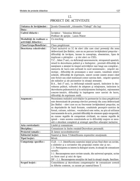 Educația incluzivă. Ghid metodologic