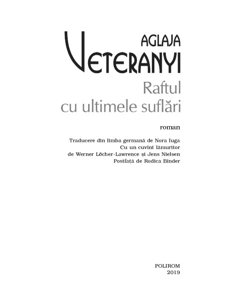 Raftul cu ultimele suflări