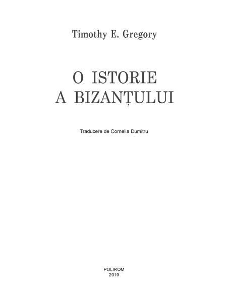 O istorie a Bizanțului