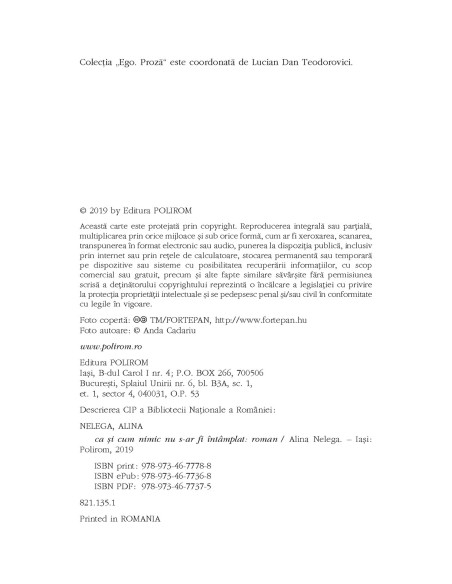 ca și cum nimic nu s-ar fi întâmplat