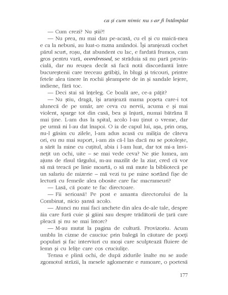 ca și cum nimic nu s-ar fi întâmplat