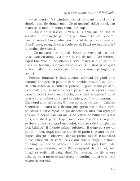 ca și cum nimic nu s-ar fi întâmplat