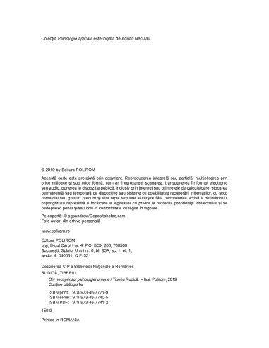 Din necuprinsul psihologiei umane