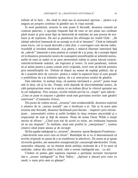 Din necuprinsul psihologiei umane