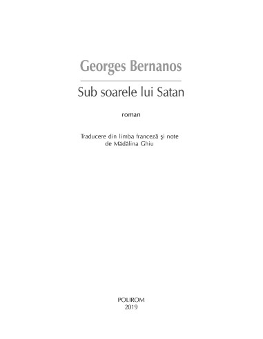 Sub soarele lui Satan