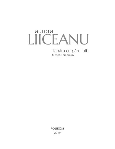 Tânăra cu părul alb. Misterul Nabokov