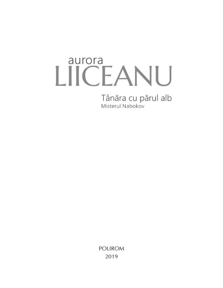Tânăra cu părul alb. Misterul Nabokov