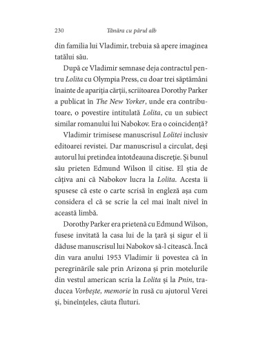 Tânăra cu părul alb. Misterul Nabokov