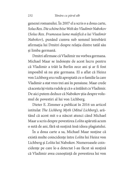 Tânăra cu părul alb. Misterul Nabokov