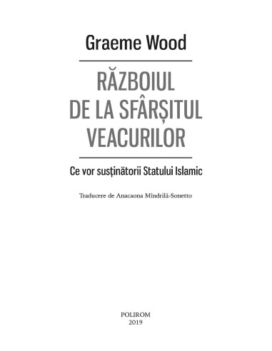 Războiul de la sfârșitul veacurilor.