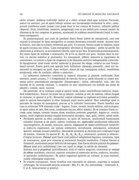 Incursiune în medicina naturistă