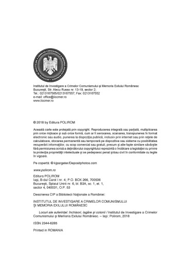 Locuri ale suferinţei: închisori,...