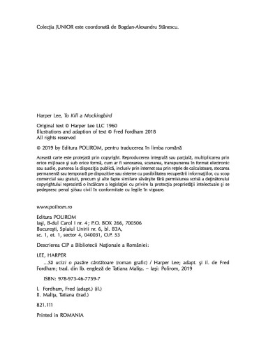 ...Să ucizi o pasăre cântătoare