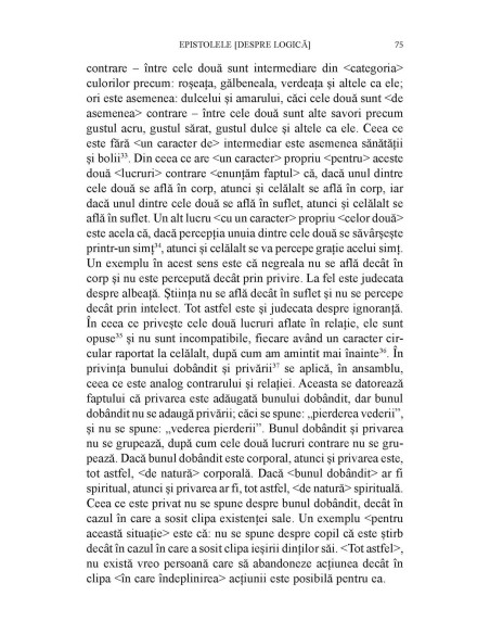 Epistolele despre logică (ediţie bilingvă)