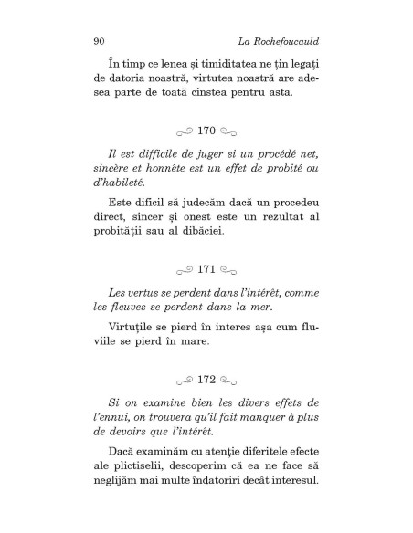 Maxime (ediţie bilingvă)