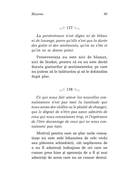 Maxime (ediţie bilingvă)