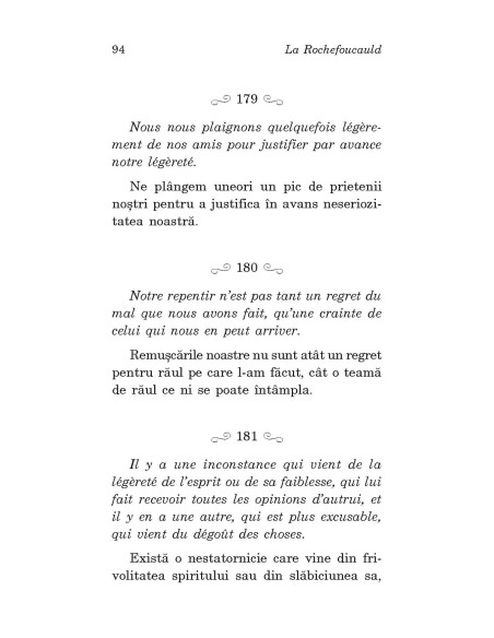 Maxime (ediţie bilingvă)