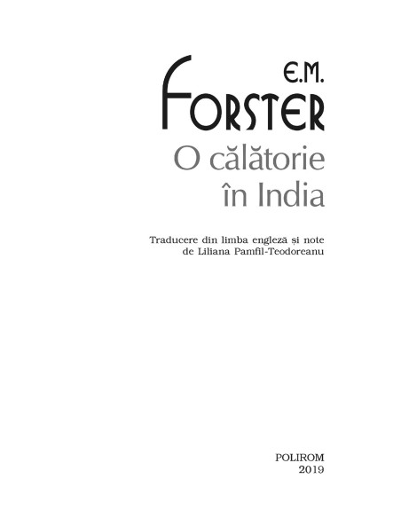 O călătorie în India
