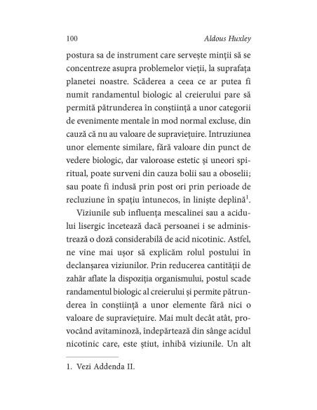Porţile percepţiei. Raiul şi iadul