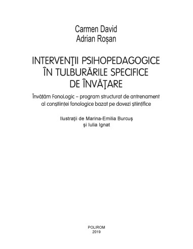Intervenţii psihopedagogice în...