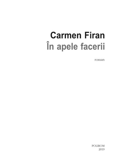 În apele facerii