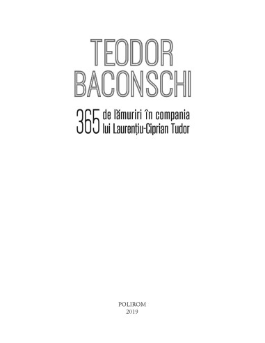 365 de lămuriri în compania lui...