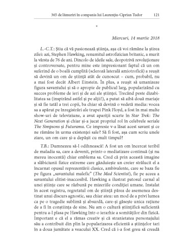 365 de lămuriri în compania lui...