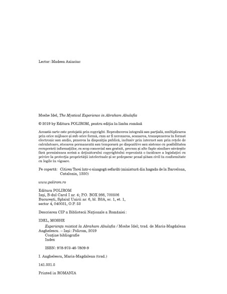Experiența mistică la Abraham Abulafia
