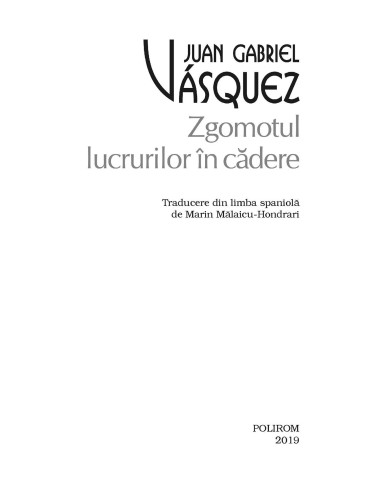 Zgomotul lucrurilor în cădere
