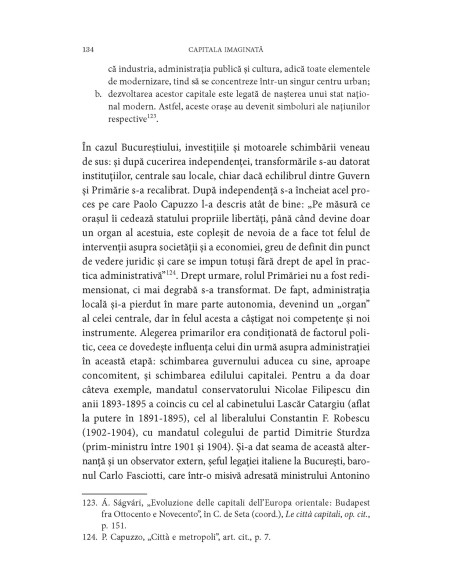 Capitala imaginată. Evoluţia Bucureştiului în perioada formării şi consolidării statului naţional român (1830-1940)