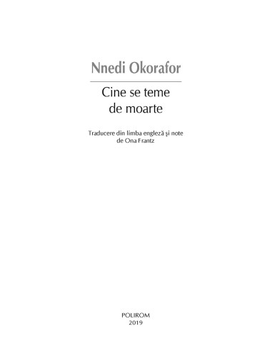 Cine se teme de moarte Cine se teme de moarte