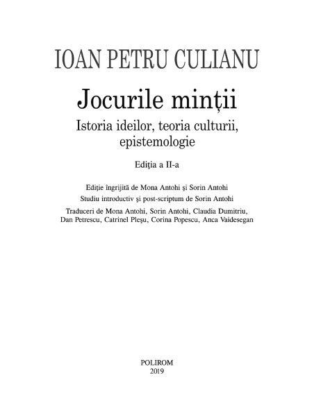 Jocurile minţii