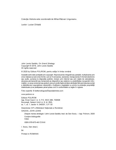 Despre marea strategie