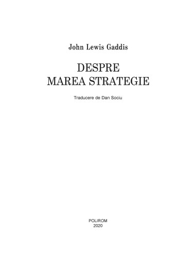 Despre marea strategie