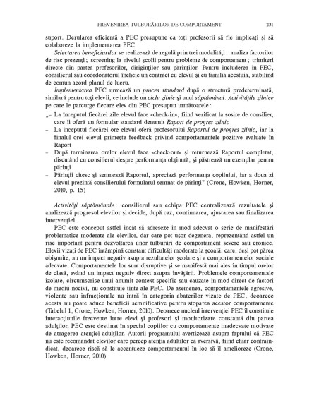 Intervenţii psihologice în şcoală