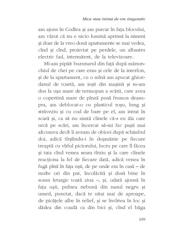 Mica mea inimă de om singuratic