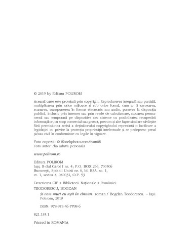 Şi vom muri cu toţii în chinuri