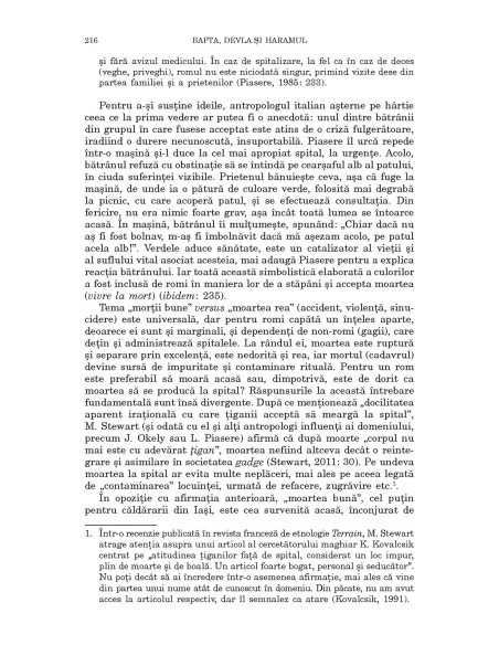 Bafta, Devla şi Haramul. Studii despre cultura şi religia romilor