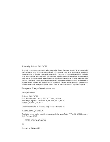 În căutarea corpului regăsit În căutarea corpului regăsit