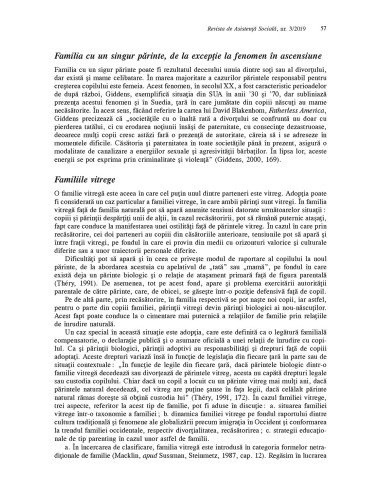 Revista de asistenţă socială. Nr. 3/2019